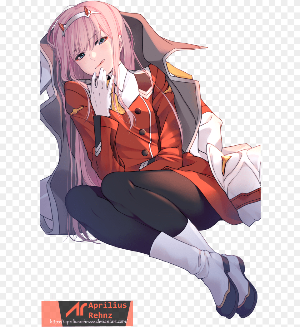 Darling In The Franxx 002 Transparent, Book, Comics, Publication, Adult Free Png