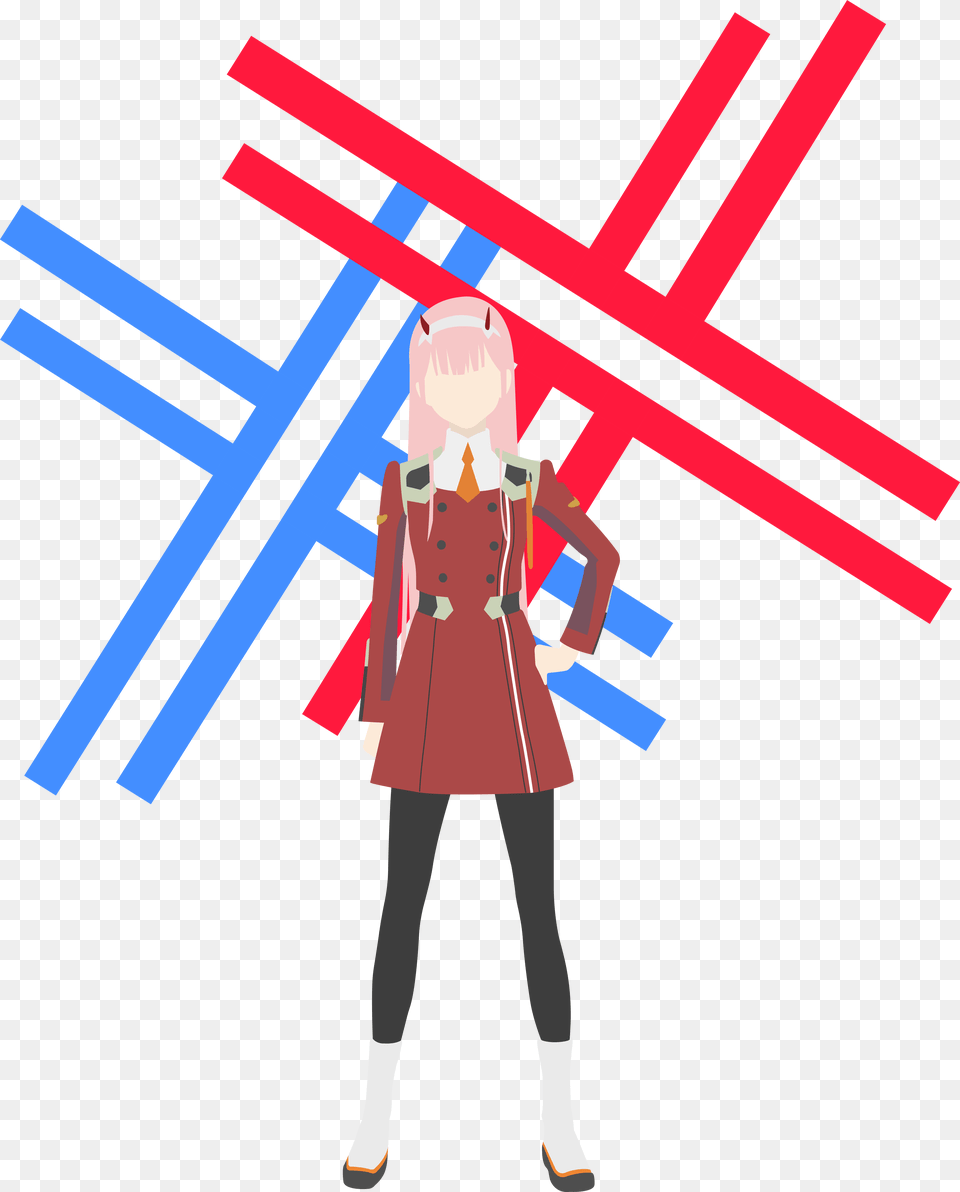 Darling In The Franxx Anime Art Darling, Clothing, Coat, Book, Comics Free Png