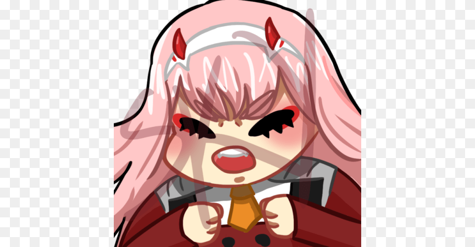 Darling In The Franxx Discord Emotes, Book, Comics, Publication, Baby Png Image