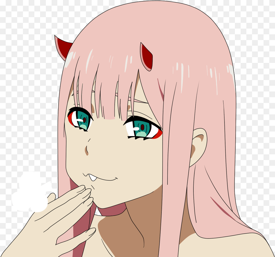 Darling In The Franxx Zero Two Icon Download Zero Two Discord Emotes, Person, Book, Comics, Publication Png Image