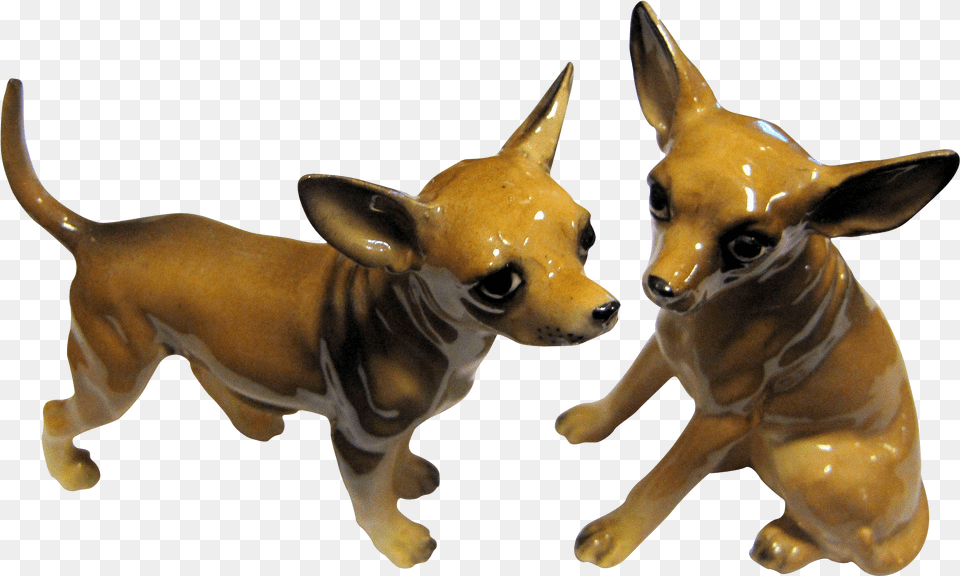 Darling Pair Of Chihuahua Dog Shakers Super Quality Chihuahua, Figurine, Animal, Cattle, Cow Png