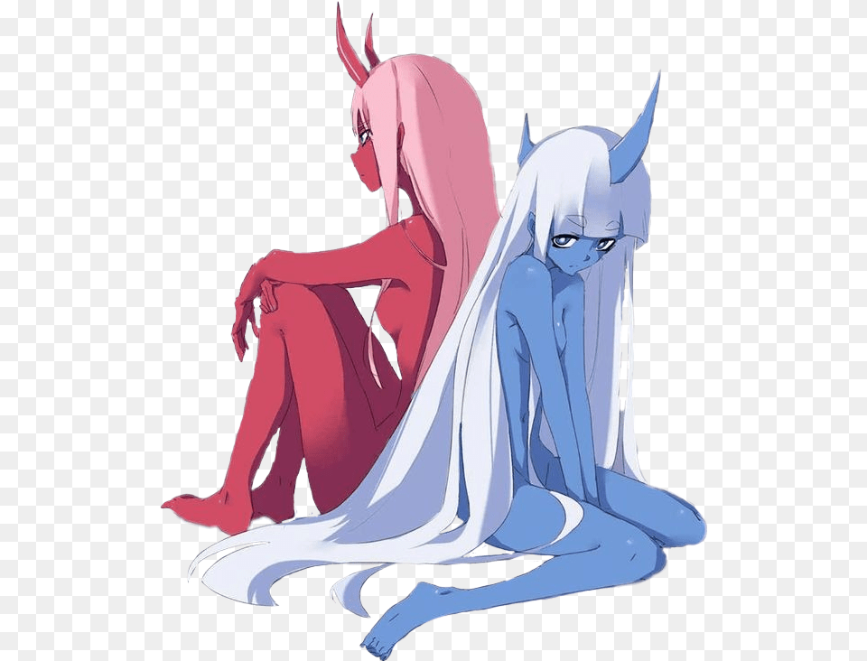 Darlinginthefrankxx Zerotwo Darling In The Franxx 001 And, Book, Comics, Publication, Adult Free Png Download