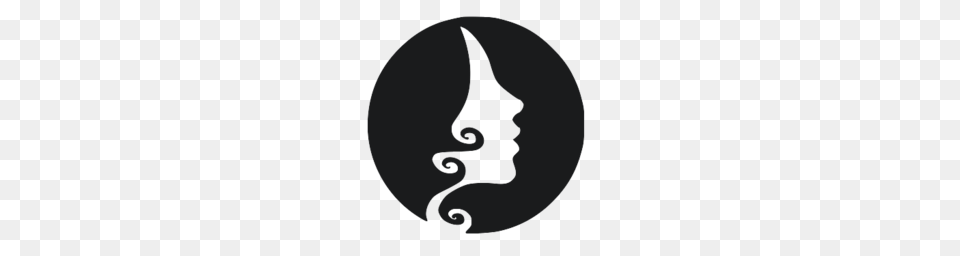 Darlington Woman Face Silhouette, Astronomy, Moon, Nature, Night Free Transparent Png