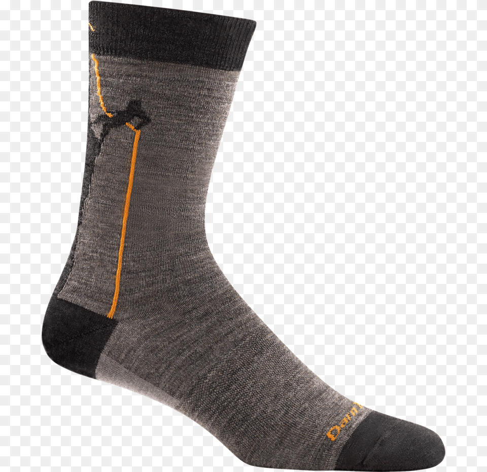 Darn Tough Men S Climber Guy Crew Taupe Darn Tough Men39s Climber Guy Crew Light, Clothing, Hosiery, Sock Free Png