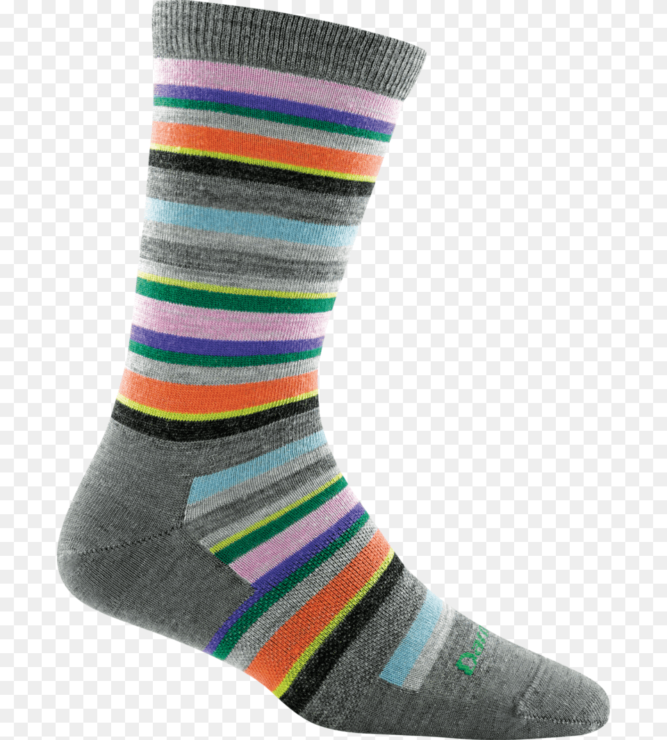 Darn Tough Women S Sassy Stripe Charcoal Sock, Clothing, Hosiery Free Png Download