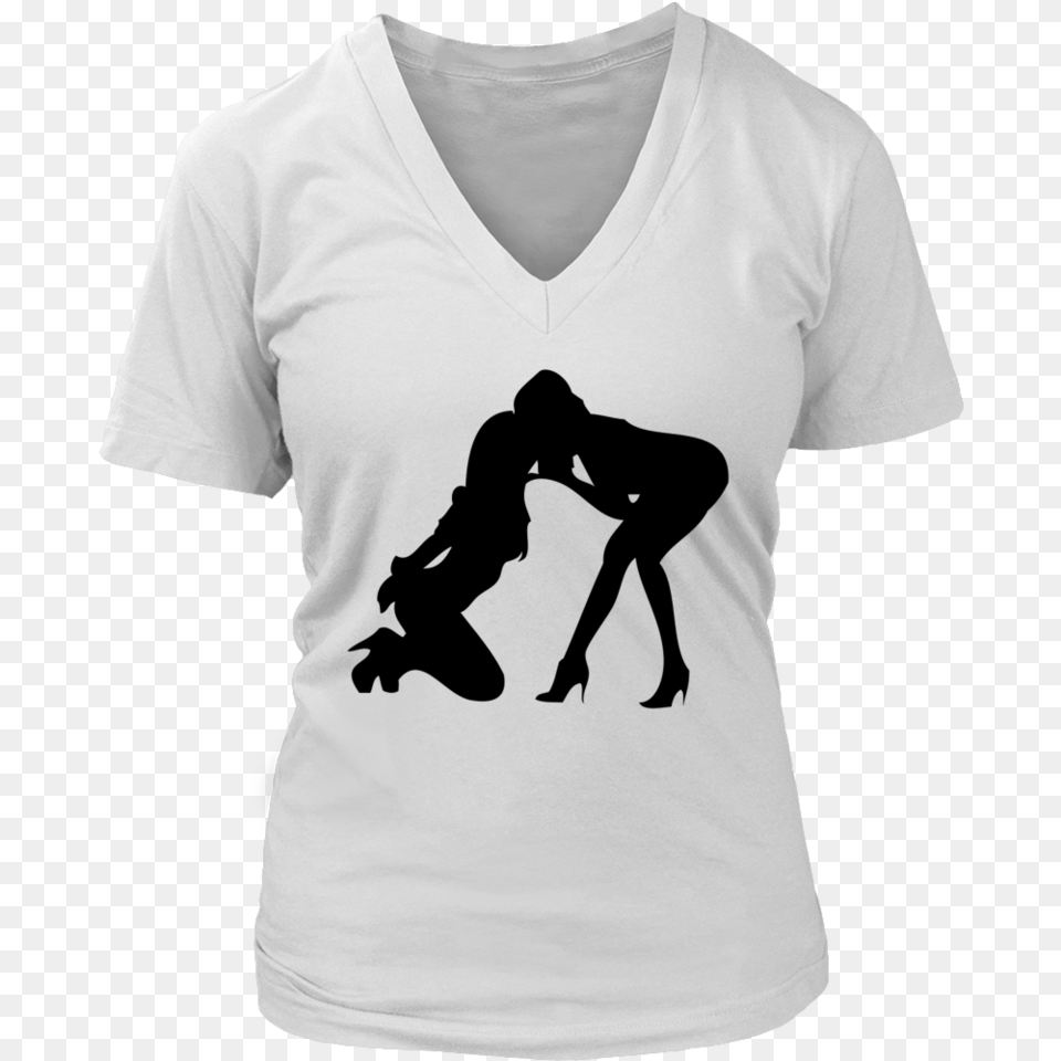 Darr Sexy Silhouette Girl Two Girls T Shirt July Girls Born Shirt, Clothing, T-shirt, Adult, Male Png Image