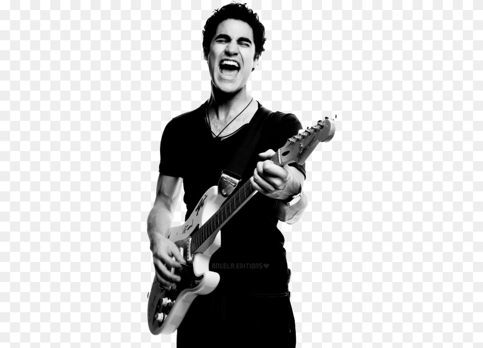 Darrencriss Sexy Boy Glee Darren Criss Guitar, Person, Musical Instrument, Man, Male Png Image