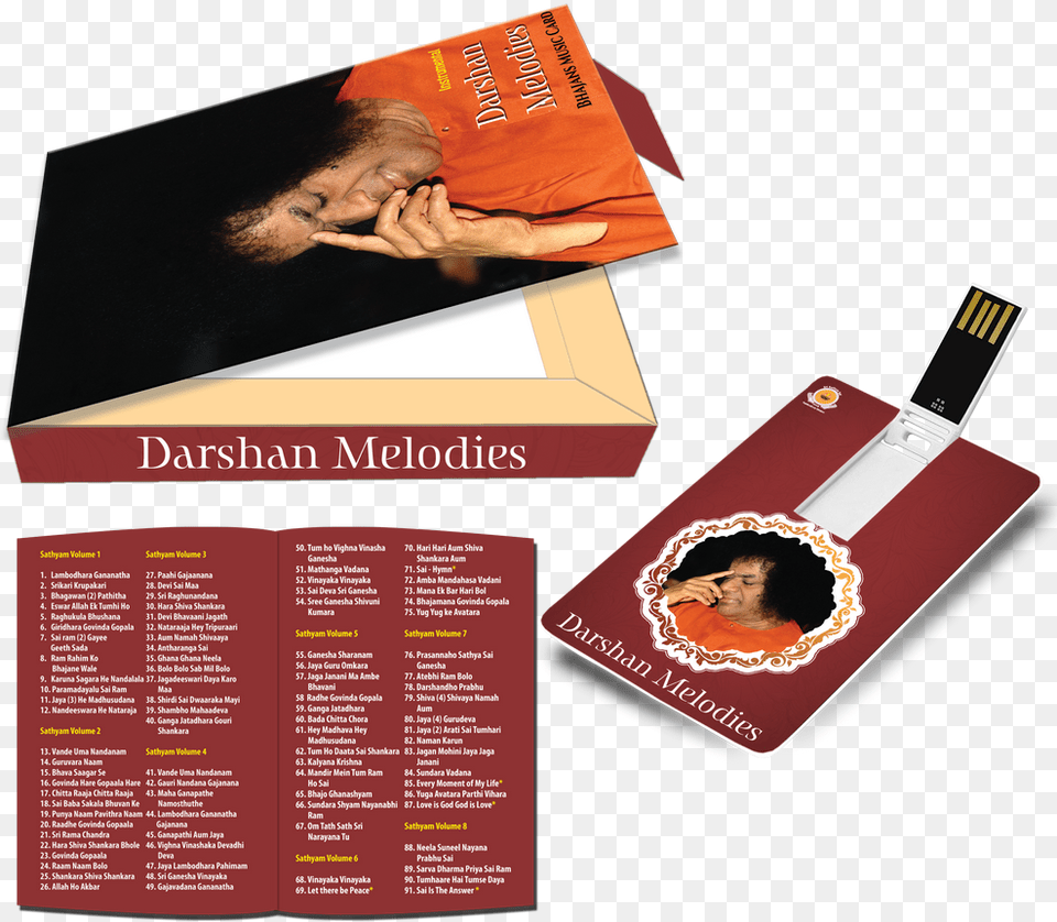 Darshan Melodies Instrumental Bhajans Flyer, Adult, Poster, Person, Woman Png Image
