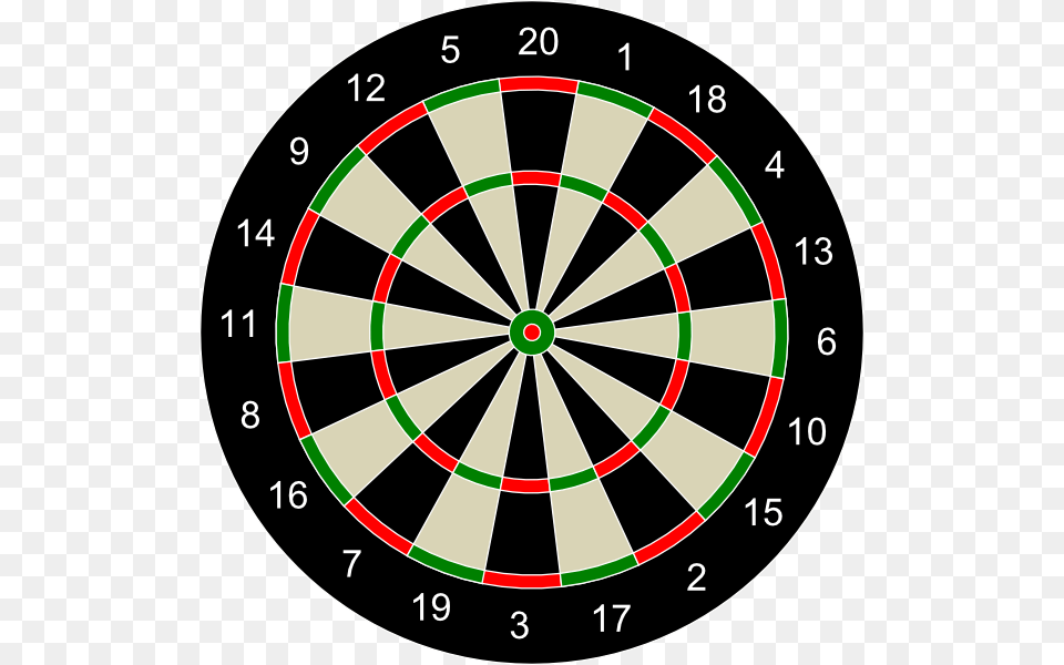 Dart Board Large, Game, Darts Free Png Download