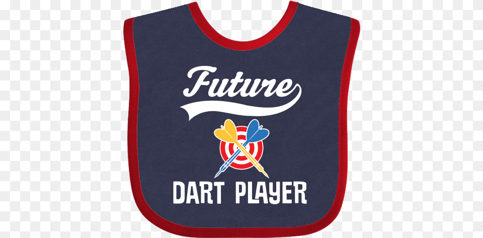 Dart Game Logo For A Girl Or Boy With Future Player Label, Bib, Person, Accessories, Bag Png