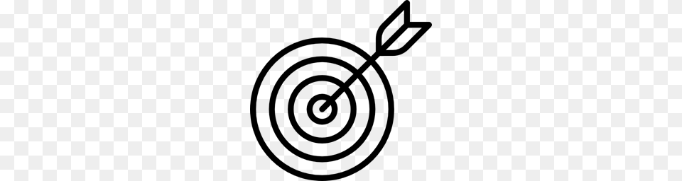 Dart Sport Commerce Sports Target Business Icon, Gray Free Transparent Png