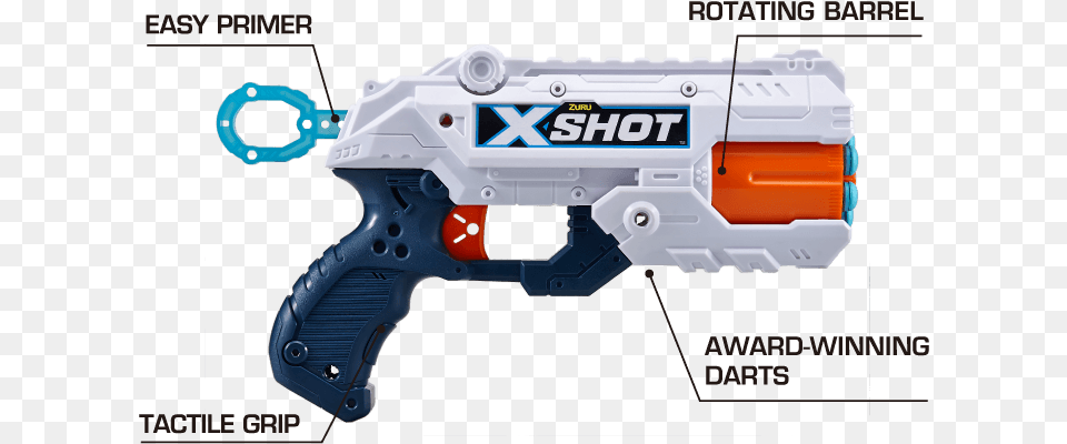 Dart Storage Zuru X Shot Reflex, Toy, Water Gun Png Image