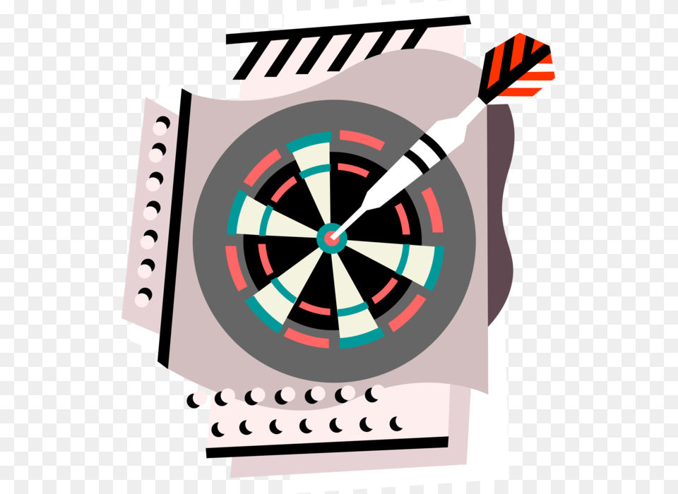 Dartboard Vector Illustration, Game, Darts Png Image