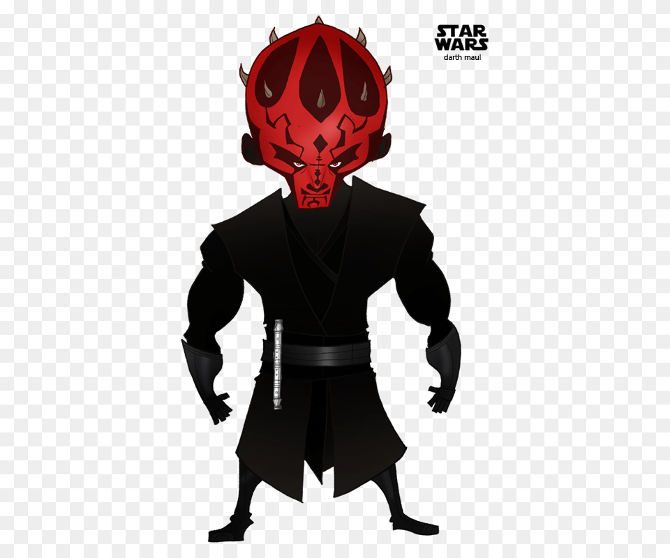 Darth Maul, Adult, Male, Man, Person Png Image