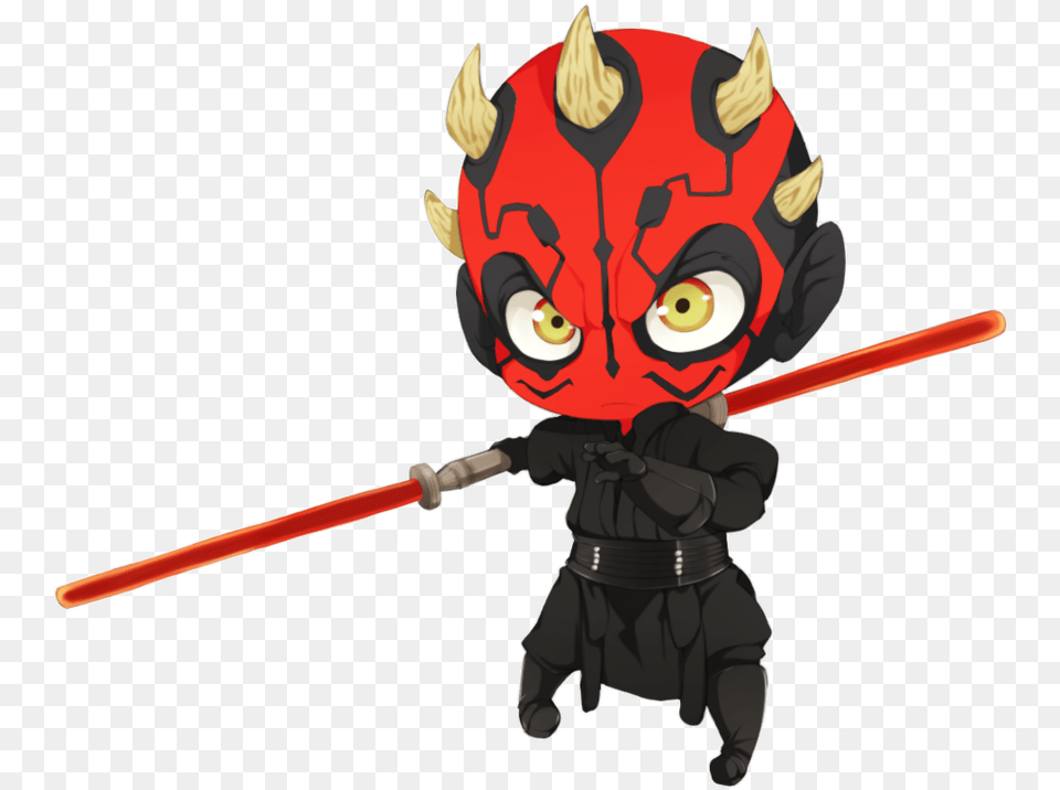 Darth Maul By Kibzy Cartoon Png Image