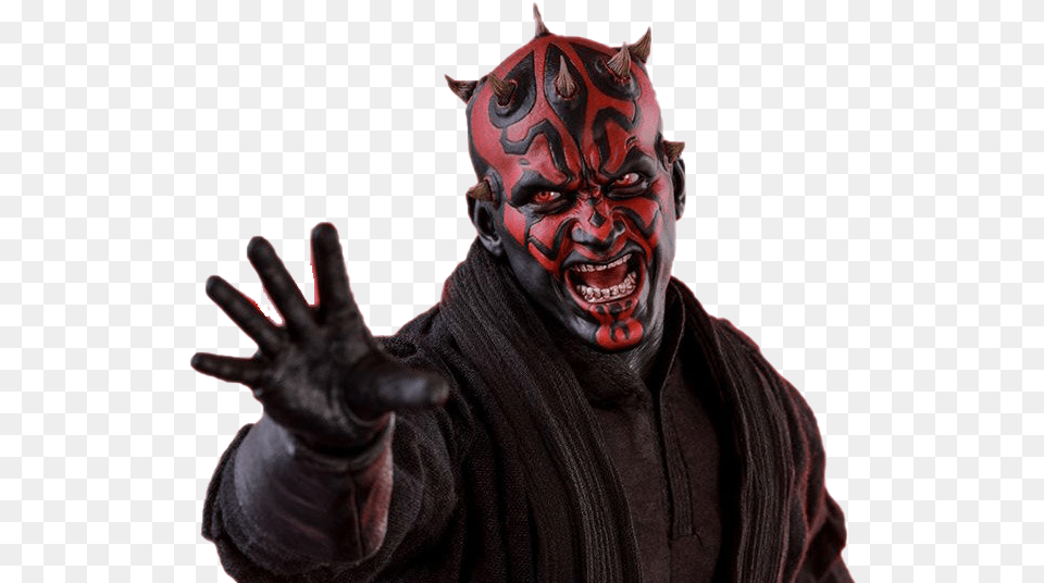 Darth Maul High Quality Image Hot Toys Darth Maul, Portrait, Photography, Person, Head Free Png