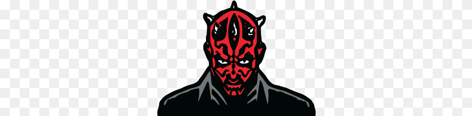 Darth Maul Logo Vector Star Wars Darth Maul Kit For Nintendo Ds, Adult, Male, Man, Person Png