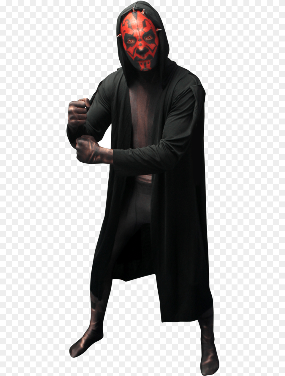 Darth Maul Morphsuit, Fashion, Man, Male, Hood Png Image