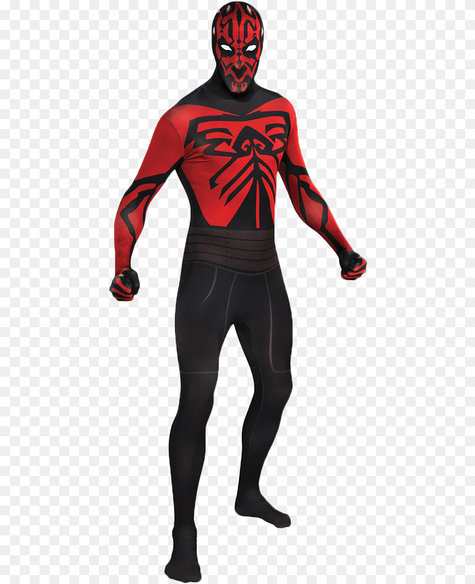 Darth Maul Second Skin Darth Maul Skin Suit, Clothing, Sleeve, Long Sleeve, Spandex Free Transparent Png
