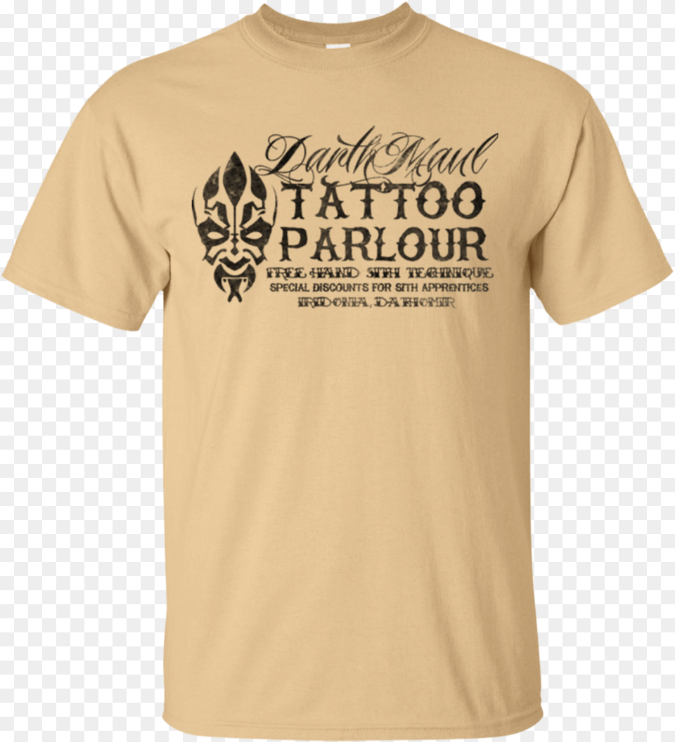 Darth Maul Tattoo Parlour T Shirt Active Shirt, Clothing, T-shirt Free Transparent Png