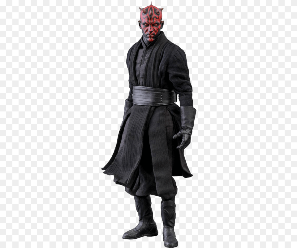 Darth Maul Transparent Background, Clothing, Coat, Adult, Person Png