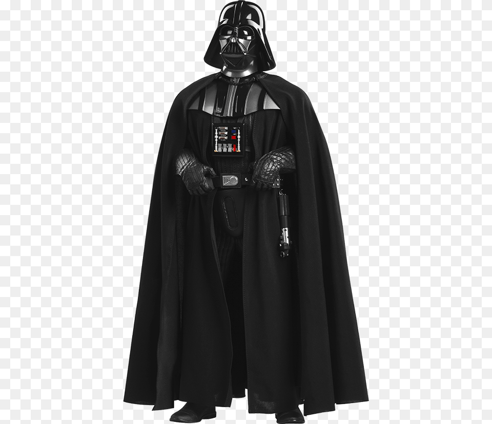 Darth Vader 16th Scale Figure By Sideshow Collectibles Star Wars Return Of The Jedi Darth Vader Suit, Cape, Clothing, Fashion, Coat Png Image