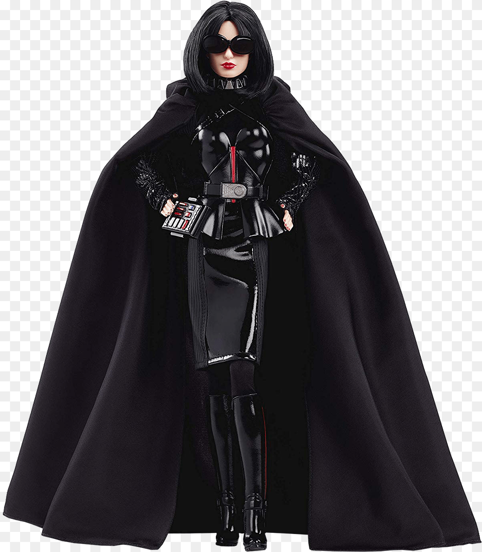 Darth Vader Barbie, Cape, Clothing, Fashion, Coat Png