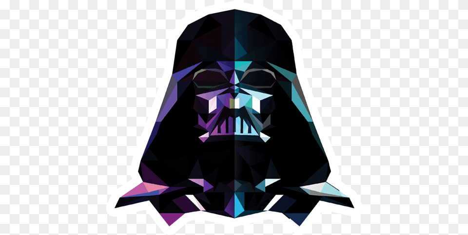 Darth Vader Core Sticker Origami, Accessories, Gemstone, Jewelry, Clothing Free Transparent Png