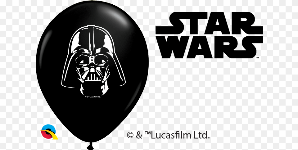 Darth Vader Face Latex Balloons 100 Count Star Wars, Balloon, Head, Person Png Image
