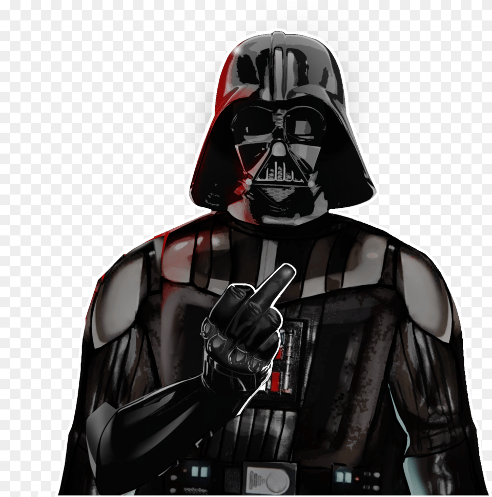 Darth Vader Finger Pocket T Shirt T Shirt, Adult, Male, Man, Person Free Transparent Png