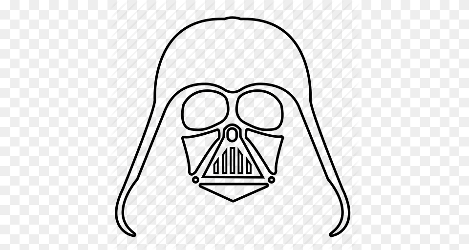 Darth Vader Force Star Wars Starwars The Force Vader Vador Icon, Accessories, Glasses, Art, Drawing Png Image