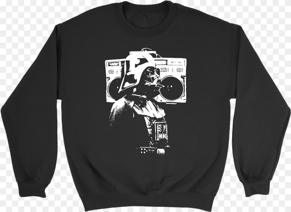 Darth Vader Ghetto Blaster, T-shirt, Clothing, Sweatshirt, Sweater Free Transparent Png