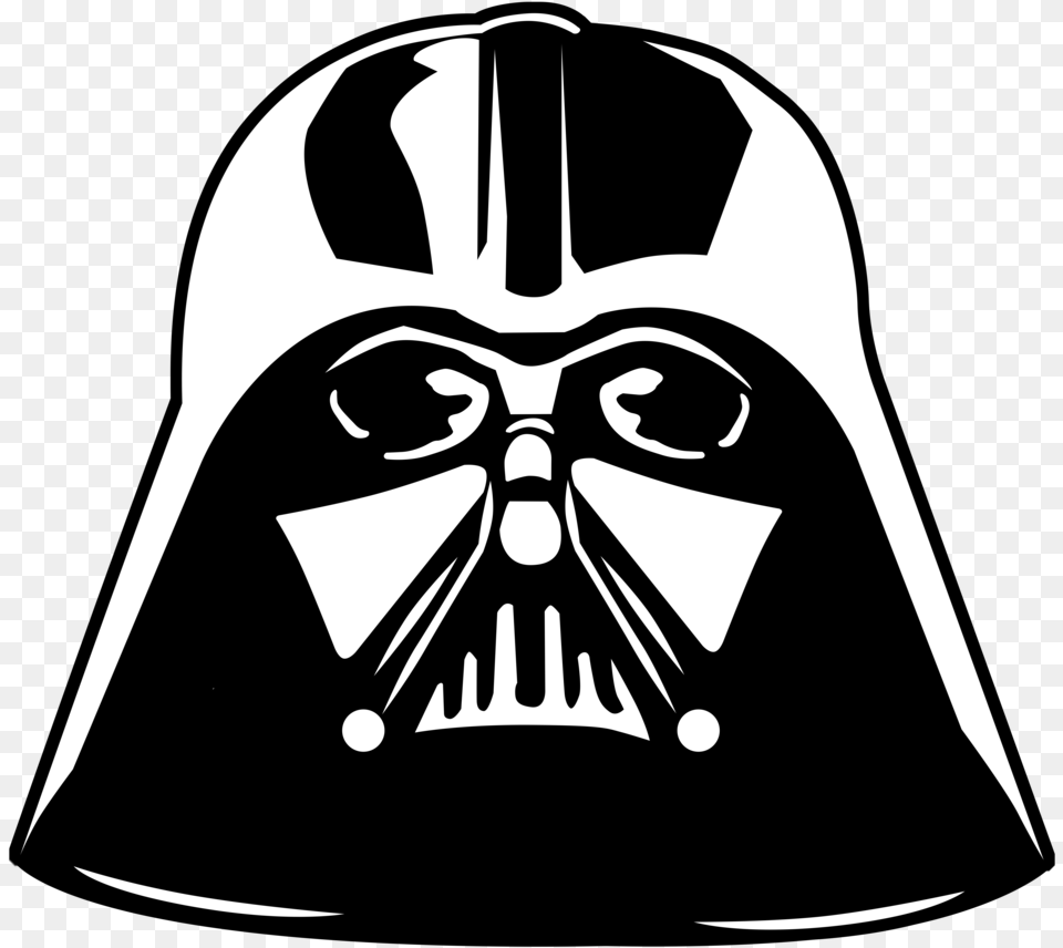 Darth Vader Helmet Transparent Star Wars Darth Vader Vetor, Stencil, Animal, Fish, Sea Life Free Png