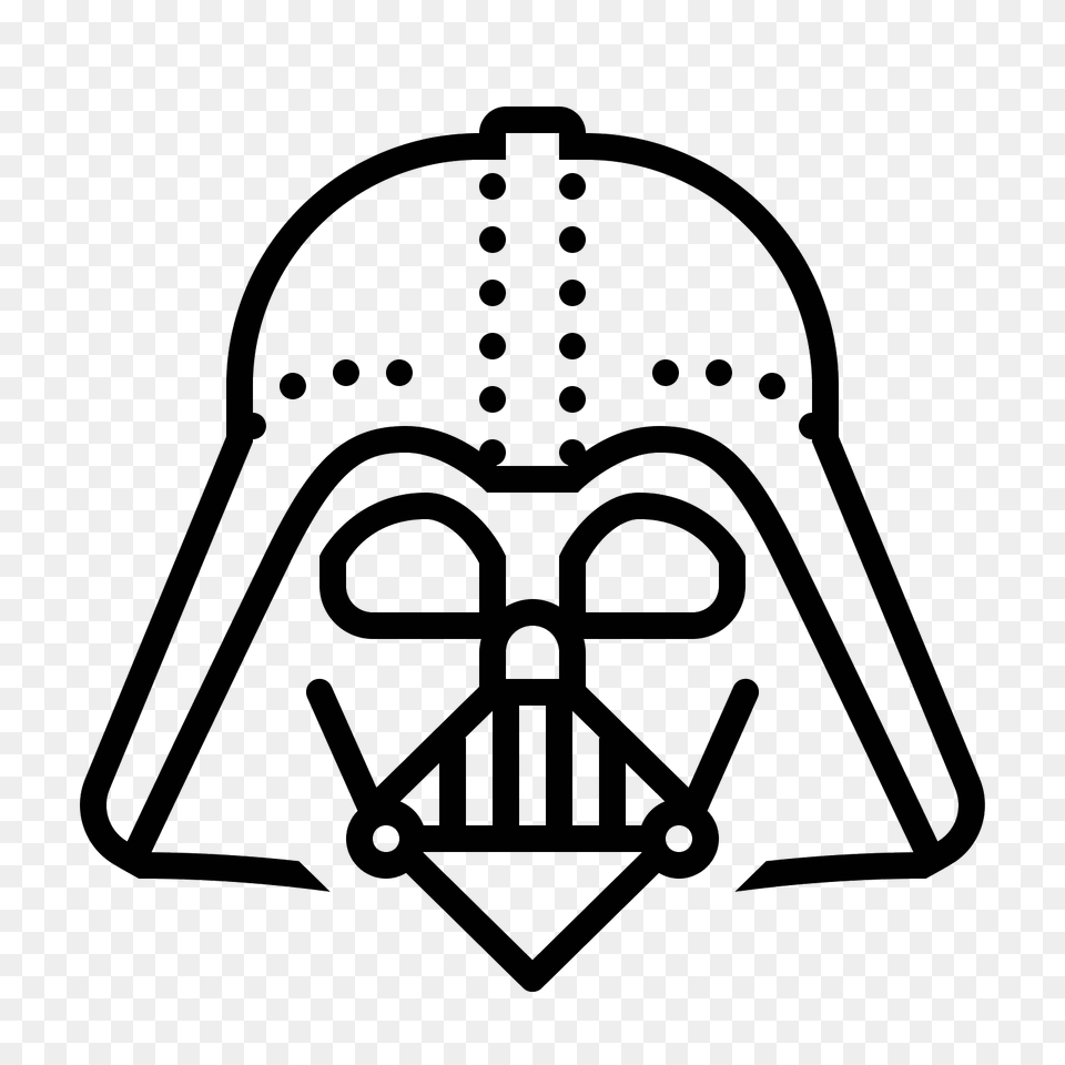 Darth Vader Icon, Gray Free Png