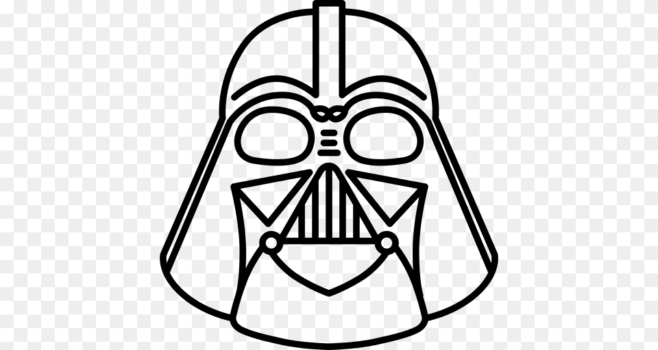 Darth Vader Icon, Gray Free Png Download