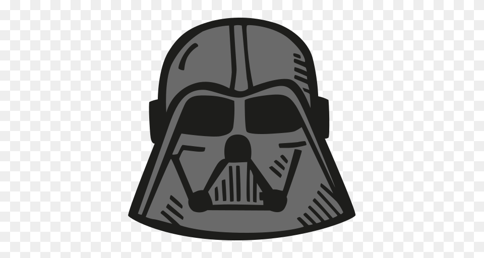 Darth Vader Icon Free Of Space Hand Drawn Color, Helmet, Clothing, Hardhat, Hat Png Image