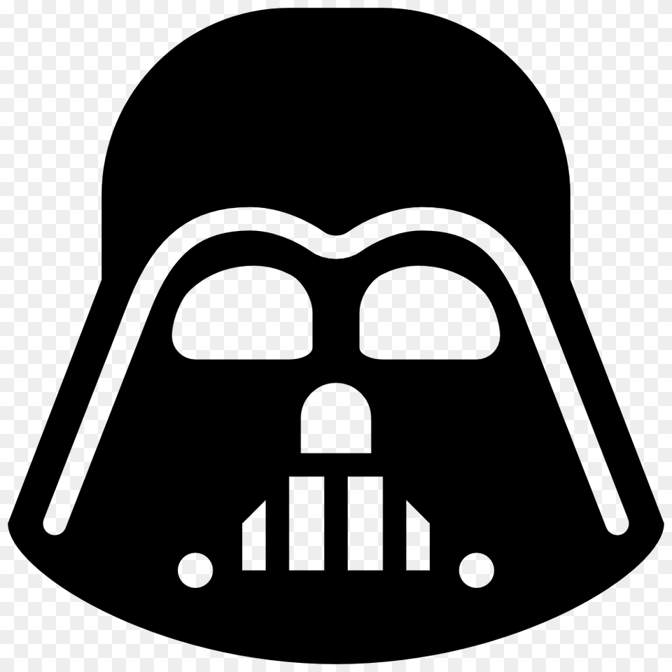 Darth Vader Icon Star Wars Iconset Sensible World, Stencil, Sticker, Clothing, Hardhat Free Transparent Png