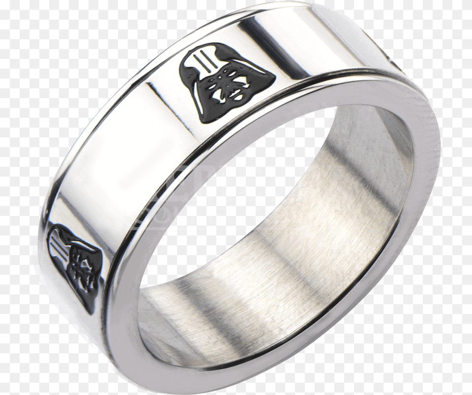 Darth Vader Ring, Accessories, Jewelry, Platinum, Silver Png Image