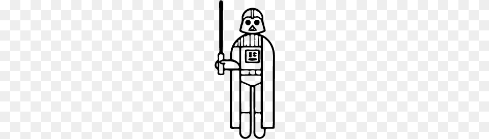 Darth Vader Silhouette, Person, Nutcracker, Face, Head Free Png