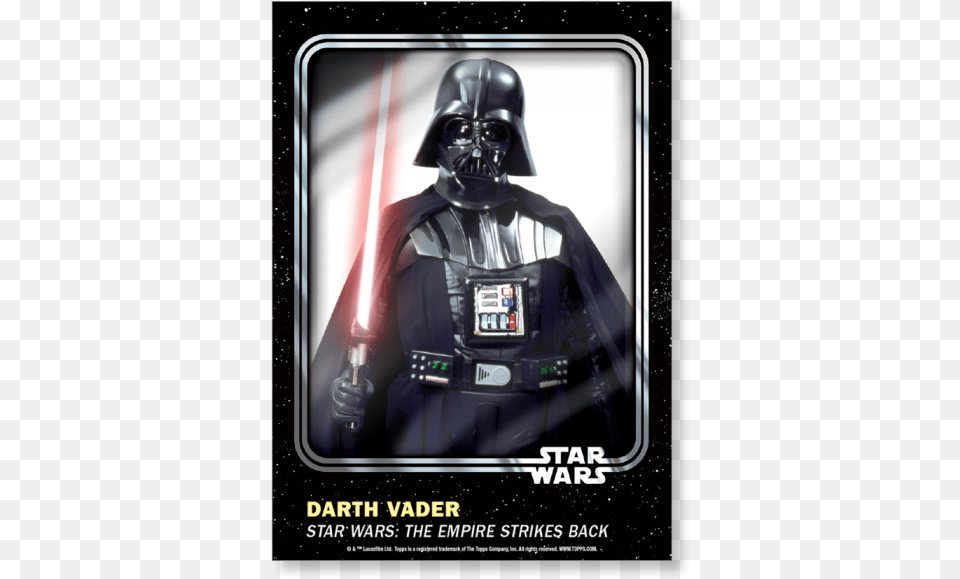 Darth Vader Star Wars Card Trader Ahsoka Tano, Advertisement, Poster, Adult, Male Free Transparent Png