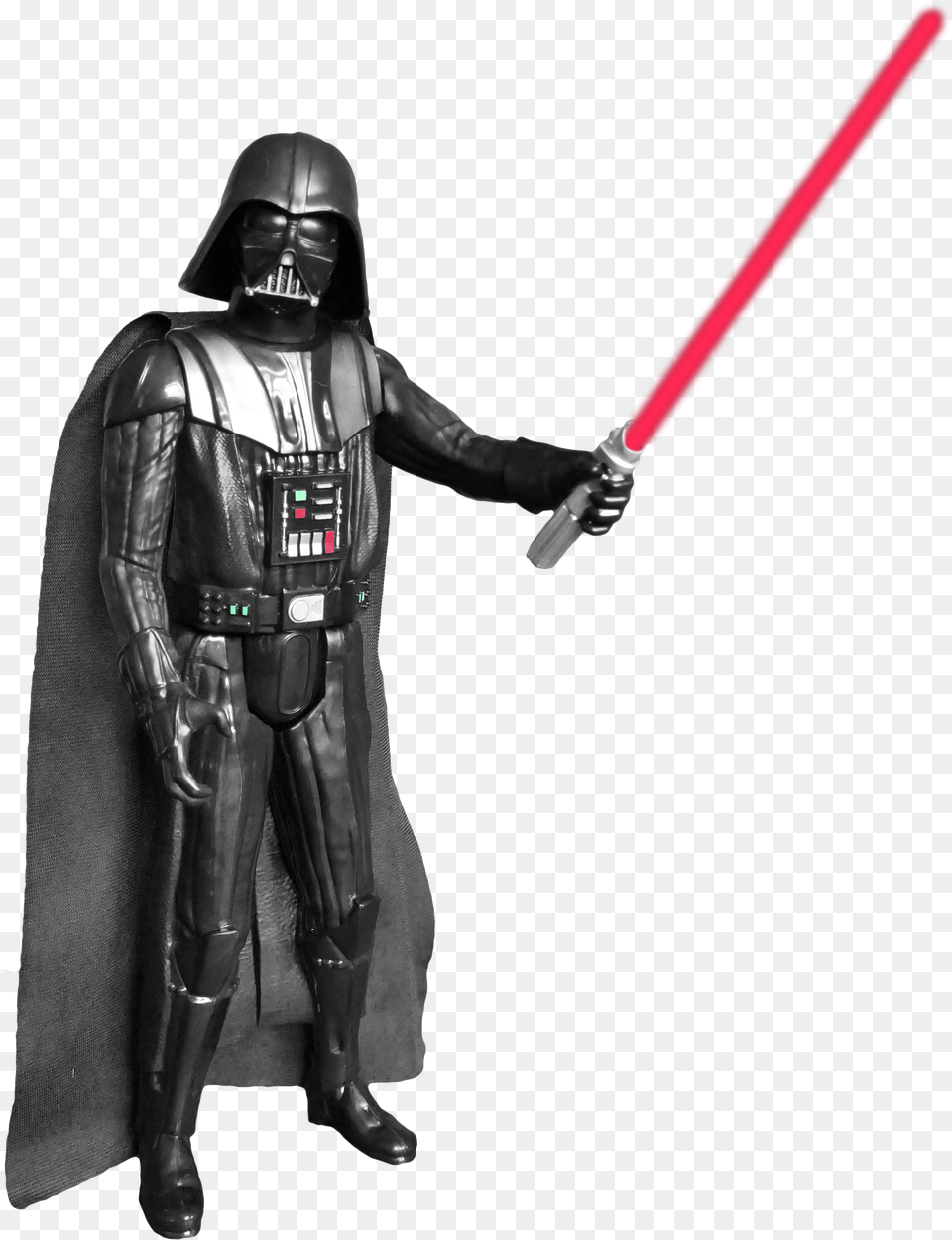 Darth Vader Star Wars Transparent Transparent Star Wars, Baton, Stick, Adult, Male Png Image