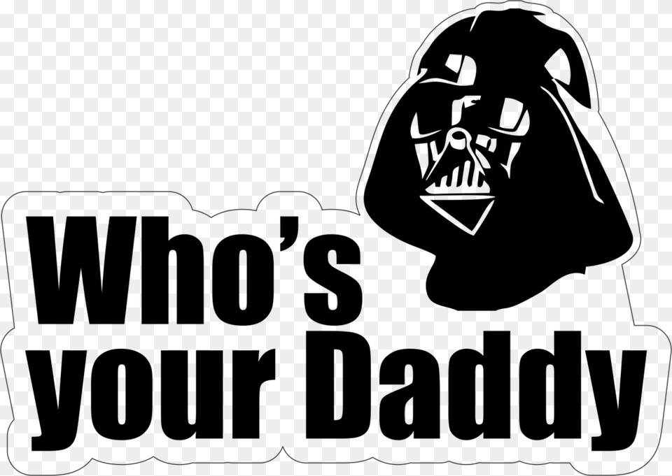 Darth Vader Sticker, Clothing, Hood, Silhouette Png Image