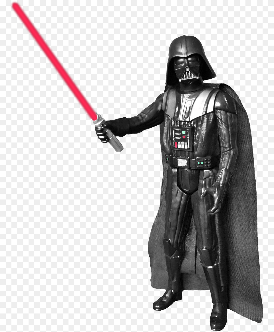 Darth Vader With Sword, Adult, Male, Man, Person Free Transparent Png