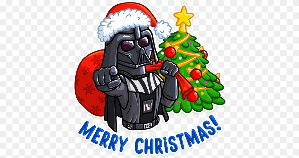 Darth Vaderu201d Stickers Set For Telegram Christmas, Dynamite, Weapon Free Png