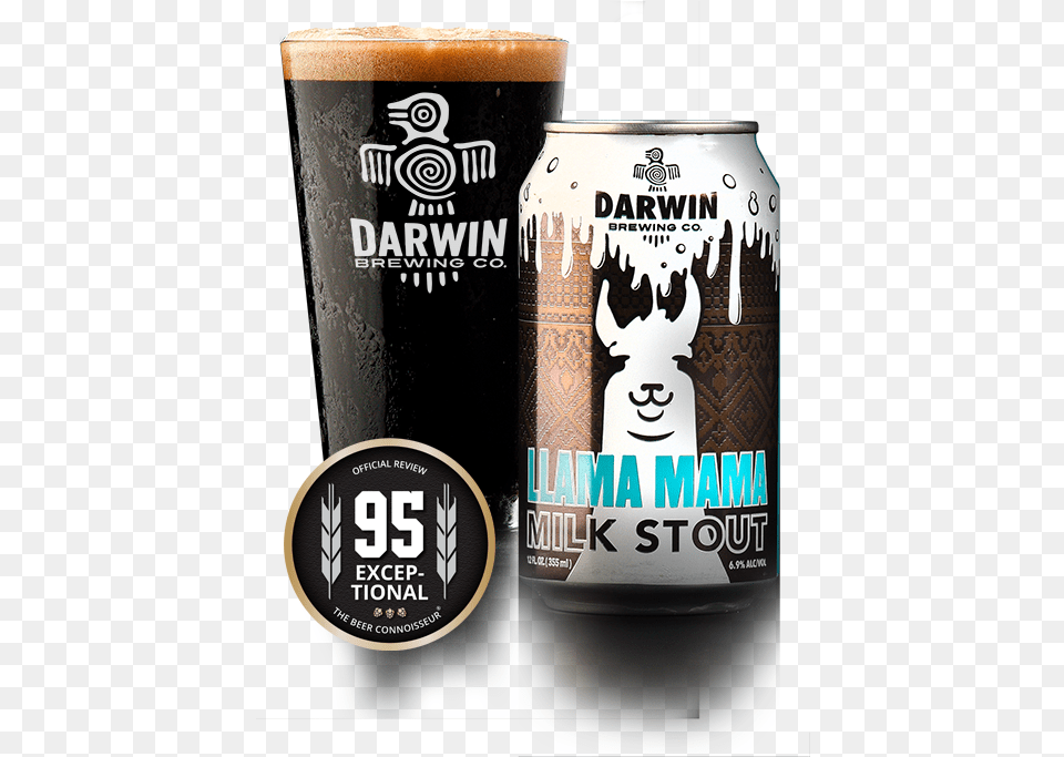 Darwin Brewing Company Bradenton Fl Pint Glass, Alcohol, Beer, Beverage, Stout Free Png Download