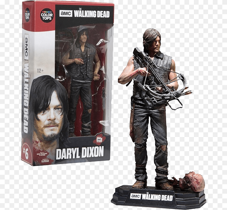Daryl Dixon Action Figure, Figurine, Adult, Male, Man Free Transparent Png