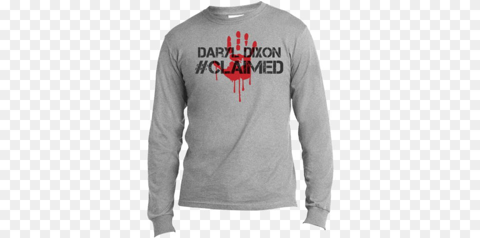 Daryl Dixon Claimed Comey Is My Homey Sleeve, Clothing, Long Sleeve, T-shirt, Knitwear Png Image