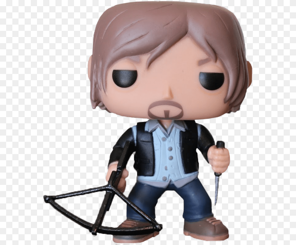 Daryl Dixon Funko Pop, Doll, Toy, Face, Head Free Png