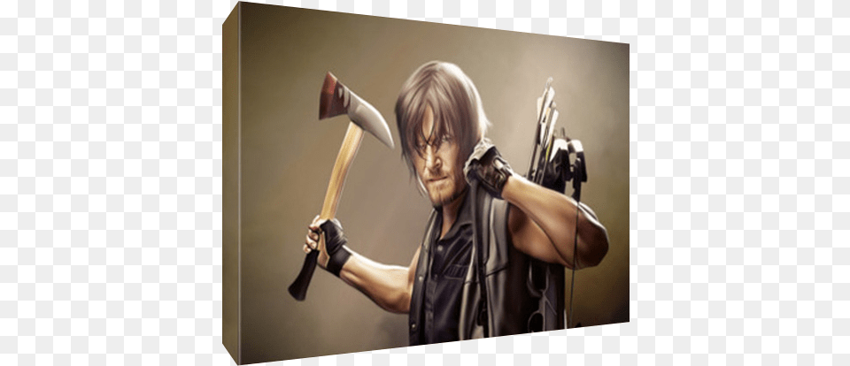 Daryl S4 Walking Dead, Device, Hammer, Tool, Weapon Png Image