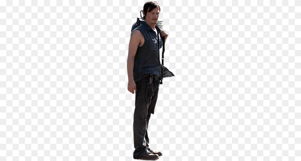 Daryl The Walking Dead Render By Twdmeuvicio Daryl The Walking Dead Render, Vest, Clothing, Pants, Boy Png